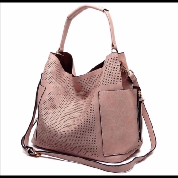 Le Miel Handbags - Le Miel Dark Blush Vegan Handbag